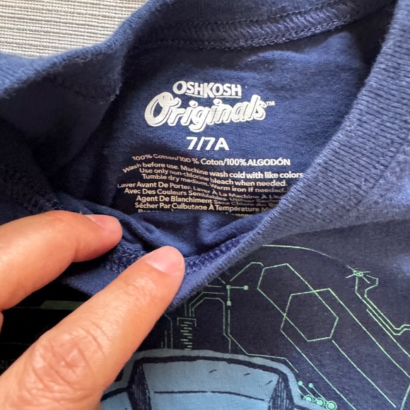 Kids Short Sleeve Tees - Blue and Green Set - Picture 5 of 7